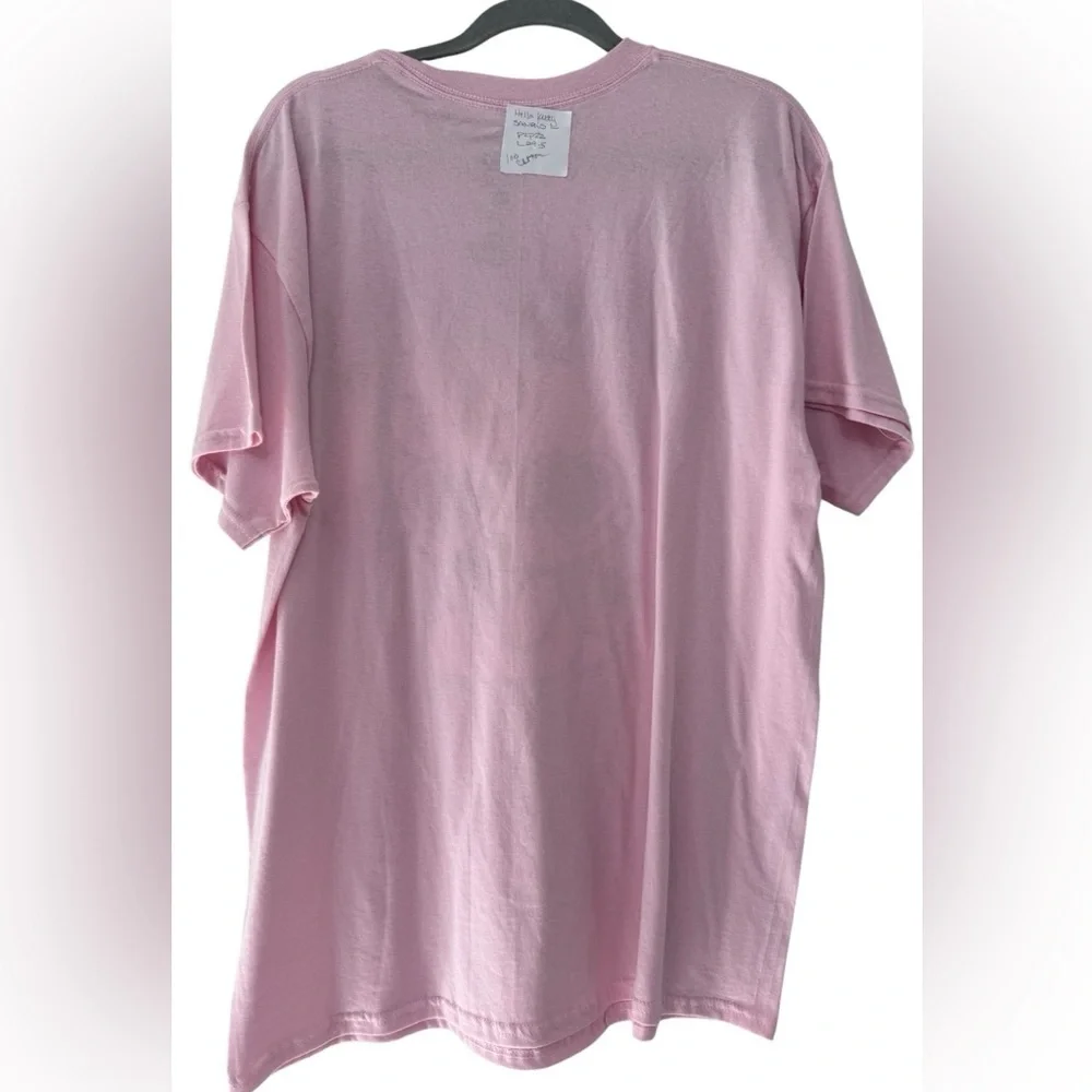 Sanrio Hello Kitty Pink and Red Short Sleeve Tee Size Large